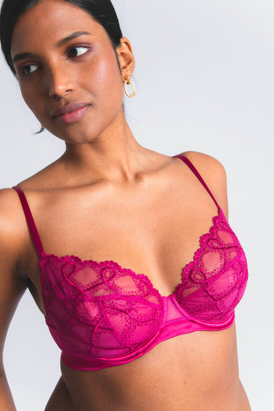 BOLD : Soutien-gorge armaturé grande taille berry