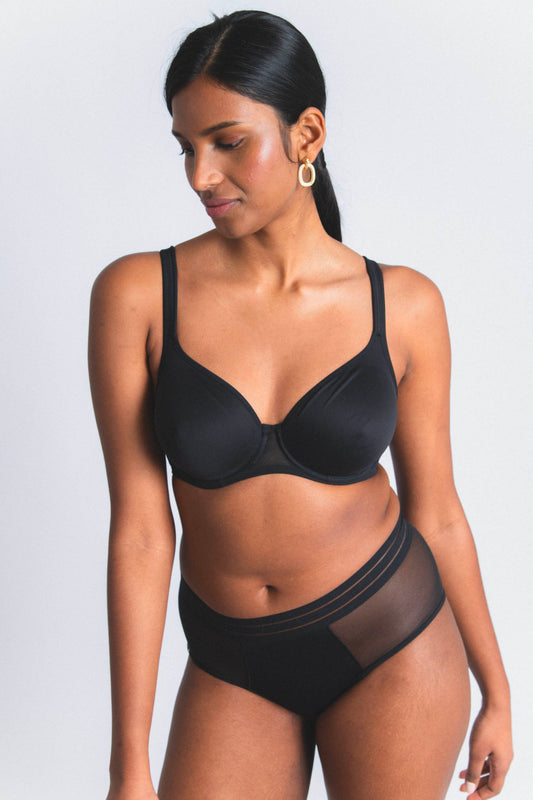 NUFIT : Soutien-gorge avec armatures noir en lycra®