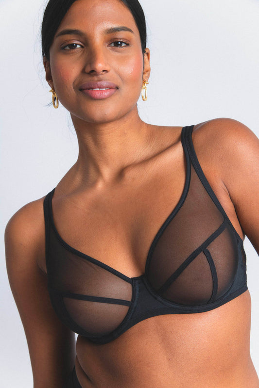 NUFIT : Soutien-gorge avec armatures noir en lycra®