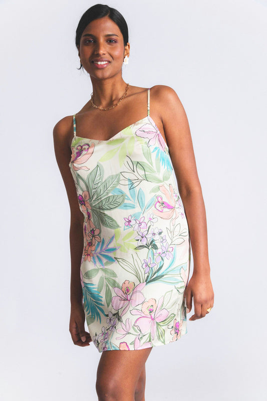 PARADISE : Printed viscose nightie